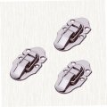 3pcs Box Safety Door Lock Catch Hook Locks Iron Latches Hardware Accessories Slide Bolt Case Buckle Bag Metal Clasp Cabinet