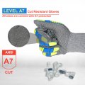 Level 7 Cut Resistant Work Gloves Impact Safety With Tpr Protection Ansi A7 Touch Screen Mechanic For Construction And Kitchen