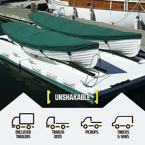 Natural Rubber Tarp Straps 41 In Long Pack Of 50 Bungee Cord Tie Downs With Metal S Hooks For Flatbed Trailers And Cold