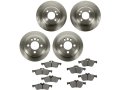 Front And Rear Semi Metallic Brake Pads Rotor Kit For 2002-2006 Mini Cooper Up To 7 12 2006 Vehicle Production 
