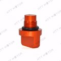 Httmt 249002- Cnc Aluminium Oil Drain Plug Bolt Compatible With Duke 125 200 390