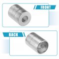 Uxcell 8pcs Car Aluminum Cylindrical Air Conditioner Pipe Joint Fitting Sleeve 12mm 23mm Hole Dia