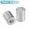 Uxcell 8pcs Car Aluminum Cylindrical Air Conditioner Pipe Joint Fitting Sleeve 12mm 23mm Hole Dia