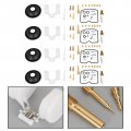 Topteng Motorcycle 4pcs Carburetor Rebuild Kit Fits For Kawasaki Zephyr Zr750-h Zr-7 Zr-7s