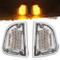 Partsam Clear Lens 29 Amber Led Front P T C Light Assembly Replacement For Kenworth T600 T660 K300 T300 T330 Turn Signal Lights