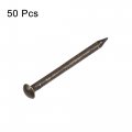 Uxcell Small Tiny Brass Nails 1 5x20mm For Diy Wooden Hardware Accessories 50pcs