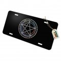 Graphics More Pentagram Pentacle Star Wiccan Witch Novelty Metal Vanity Tag License Plate