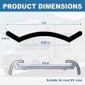 1 Rv Vinyl Trim Insert 100 Ft Corner Molding Exterior Screw Cover For Camper Travel Trailer Black