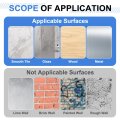 4 Pack Shower Rod Holder 1 61 Inch Adhesive Curtain No Drilling Holders With Glue For Bathroom Bedroom Clear Rod Not Included