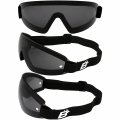 Birdz 12 Skydive Goggles Skydiving Parachute 6 Clear Smoke Lens 