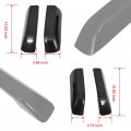 Ocpty Black Cover Rail End Shell Replacement For Toyota 4runner 2010-2022 4x Roof Side Rails Covers