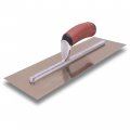 Marshalltown Finishing Trowels Golden Stainless Steel Blade 406mm Length 114mm Width Curved Handle Duracork Material Mxs67gsdc