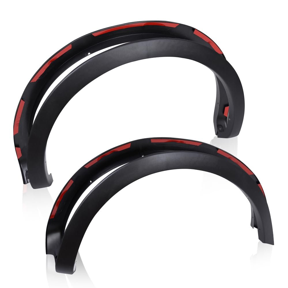 4pcs Fender Flare For Ford F150 2004 2005 2006 2007 2008 Wheel Arch Molding Trim Black Factory Style Fit Styleside Models Only