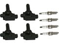 Ignition Coil Set With Spark Plugs For 2011-2012 Subaru Forester 2 5l H4 Naturally Aspirated