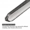 Uxcell 1 Pair Metric Hand Tap Set M5 X 0 5er Bottom Thread Taps Alloy Tool Steel Screw Tap Kit Threading Tapping Tools For