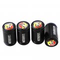 4pcs For Abarth Scorpion Car Wheel Tire Stem Air Caps Prevent Corrosion Metal Covers With Lasered Logo Fit Fiat 124 125 500 695