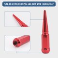 Jdmspeed New Red 32 Pc Set Spike Lug Nuts 9 16 Replacement For Dodge Ram 2500 3500 1994-2011