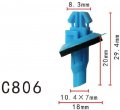 Autobahn88 Clip Compatible With Toyota Oem 67549260020 Pack Of 20