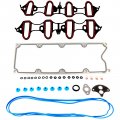 Newzq Intake Manifold Gasket Kit Mis16340 Ms18145 Replacement For Chevy Tahoe Trailblazer Suburban 1500 Avalanche Express 2500 