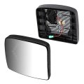 Truck Hood Mirrors Wide Angle Glass For Volvo Vnl 670 780 2008 2019 And Vnm 630 300 2013 Heated Led Turn Signal Left Right Side 