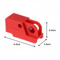 Panduit Psl-ws Toggle Switch Lockout Red