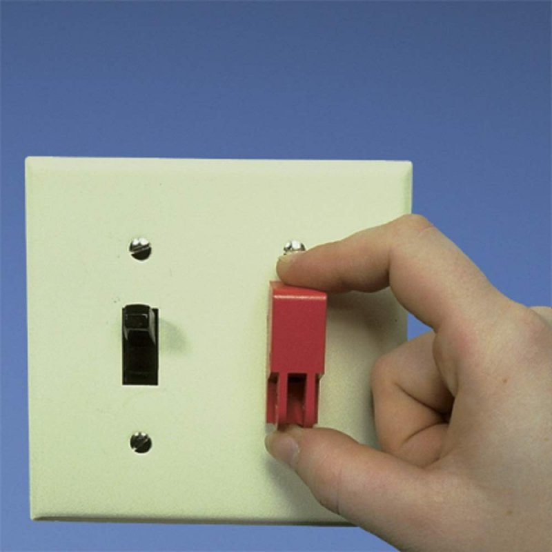 Panduit Psl-ws Toggle Switch Lockout Red