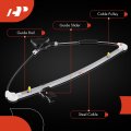A-premium Power Window Regulator Without Motor Compatible With Mazda Cx-7 2007-2012 Rear Passenger Side Replace Eg2172590c