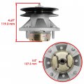 Caltric Spindle Assembly With Pulley Bolt Compatible John Deere Gx345 Gx355d Am126418