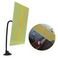 Qiilu Paintless Dent Repair Removal Tool Pdr Checking Reflector Line Board Yellow And Blue Color