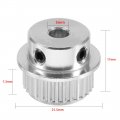 Uxcell Aluminum 30 Teeth 5mm Bore Timing Belt Pulley Synchronous Wheel For 3d Printer