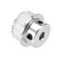 Uxcell Aluminum 30 Teeth 5mm Bore Timing Belt Pulley Synchronous Wheel For 3d Printer