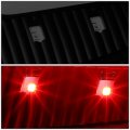 Black Housing Smoke Lens 3d Led C-shape Bar Tail Brake Lights Compatible With Ford F150 97-03 F250-f550 Super Duty 99-07