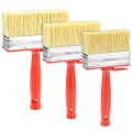 Qwork Deck Stain Brush Set 3 Pcs And Sealer Block Paint Brushes 4 6 Wood 