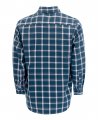 Ticomela Fr Shirts For Men Flame Resistant Nfpa2112 Blue White Plaid 7oz S Welding Shirt