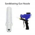 Metal Sandblasting Gun Nozzle 1 4 Npt Intake Sandblaster Replacement Accessories For As118 Iron 600cc 18 Oz 7scfm 150psi