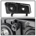 Acanii For Black 2003-2006 Chevy Silverado 1500 2500 3500 Avalanche Headlights Front Lamps Driver Passenger Side