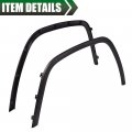 G-plus Fender Flares Compatible With Jeep Grand Cherokee 2011-2016 Front Wheel Opening Molding Trim Black Front Driver