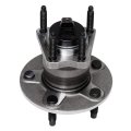 Rear Wheel Hub And Bearing Assembly For Chevrolet Cobalt Hhr Malibu Pontiac G6 Saturn Aura 5 Stud 4-wheel Abs Models Auqdd12285 