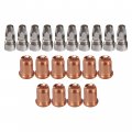 Riverweld Pr0117 Plasma Electrode Pd0114-12 Long Tip 0 045 1 2 Fit Ergocut S74 S75 Cutter Torch 20pcs