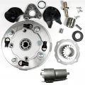 Chinese 70cc-125cc Atv Clutch Assembly Semi Auto 18 Teeth With Nut Socket 