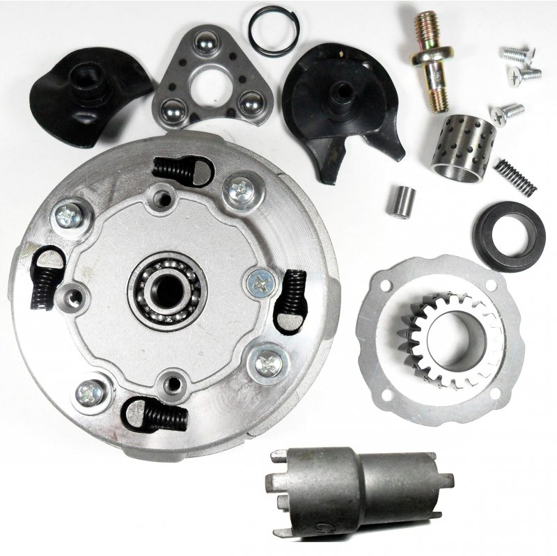 Chinese 70cc To 125cc Atv Clutch Assembly Semi Auto 18 Teeth With Nut Socket