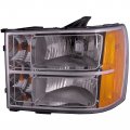 Headlightsdepot Headlight Left Driver Side Capa Certified For 2007-2014 Gmc Sierra 1500 And 2500 3500 Hd All Models 