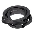U Channel Edge Trim 4 9ft Length Rubber Guard Seal Strip Protector Flat Fit For 11 5-12mm 5 8 W X 9 16 H Black 