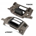 G-plus Dash Radio Trim Bezel Cover Surround Panel W Air Vent Storage Compatible With Dodge Ram 1500 2002-2005 Fits 2500 3500