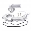Cnraqr 5184653af Engine Crossover Water Outlet 902-852 Thermostat Housing Assembly Aluminium Upgrade Kit For Dodge Durango Jeep 