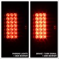 Acanii For 1997-2003 Ford F150 99-07 F250 F350 F450 Superduty Black Smoked Led Tail Lights Lamps Pair Set Left Right