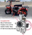 Vm22 26mm Carburetor For Mikuni Performance Predator 212cc Gx160 Gx200 Ct200u 196cc Kt196 Pit Dirt Bike Mini With 38mm Air
