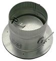 6 Round Take-off Collar W Damper 24 Ga 