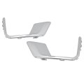 Hecasa Pair Fog Light Molding For 2021-2024 Gmc Yukon Yukon Xl Front Bumper Lamp Trim Replacement Gm1046128 Gm1047128 Chrome 
