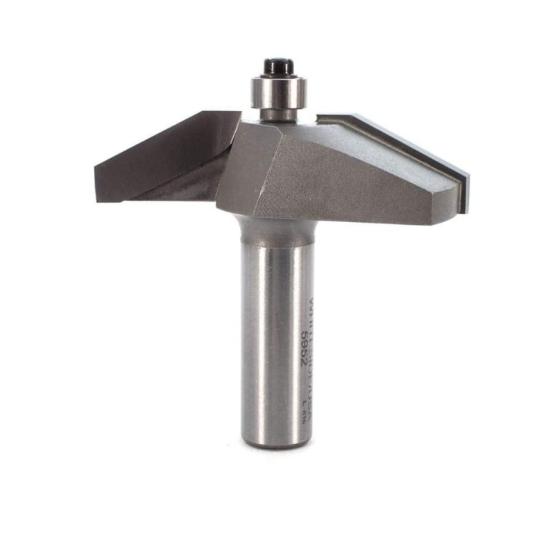 52 Medium Raised Panel Router Bit Angle Pattern 5 In Diameter 5 8 Cutting Length 1 2 Shank Carbide Tipped